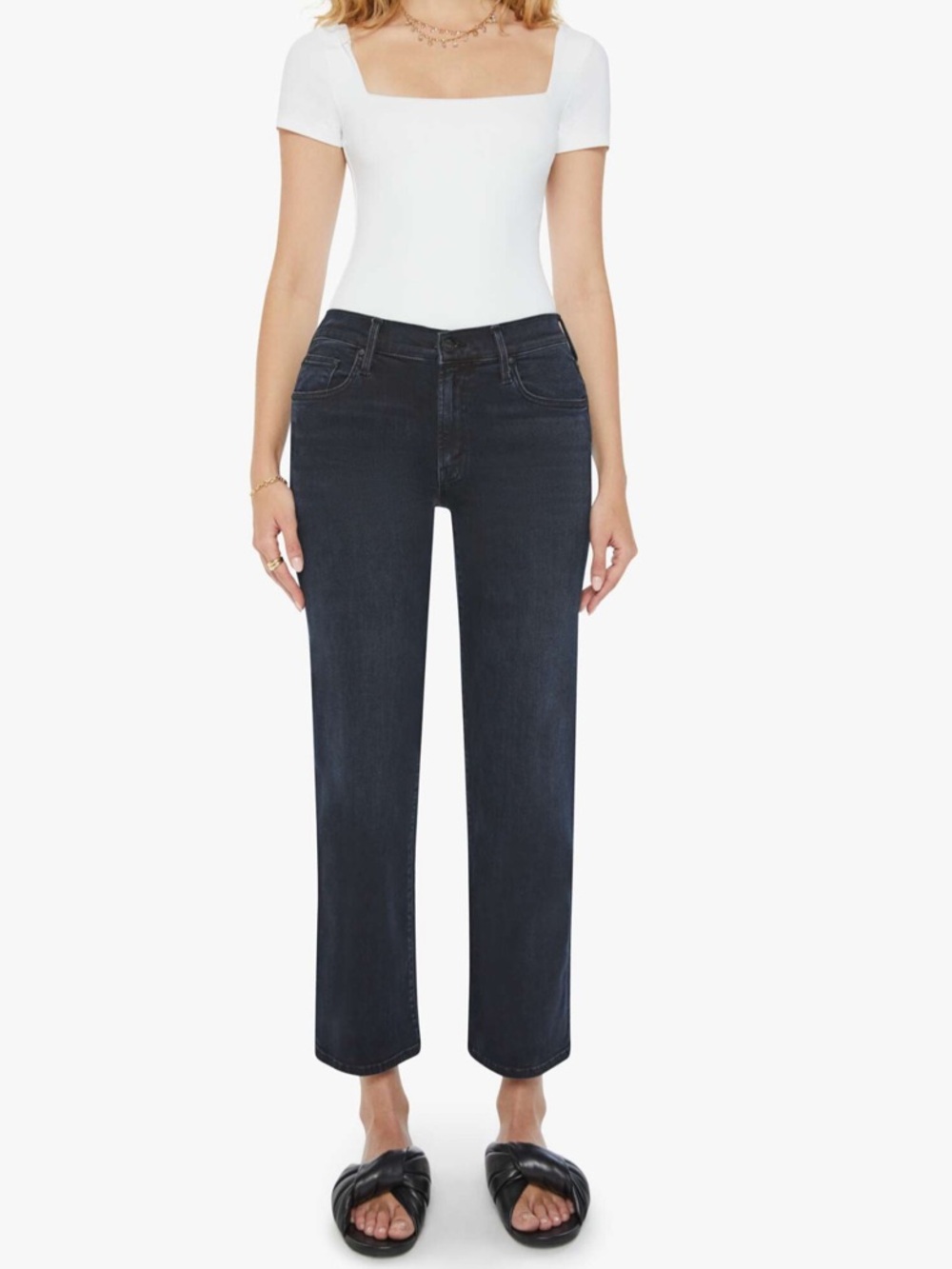 MOTHER Denim The Rambler Ankle Jeans in Not Guilty Wash New!
